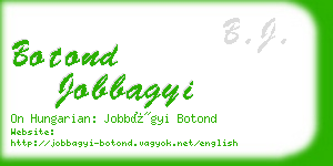 botond jobbagyi business card